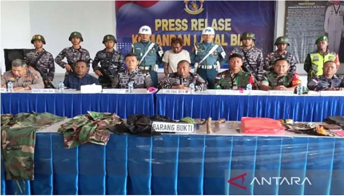 Personel TNI AL Biak Tangkap Anggota TPNPB di Pulau